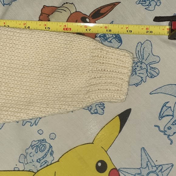 70s Wizard Of Oz Button Up Sweater Jacket Vintage Girls Handmade - Picture 9 of 9